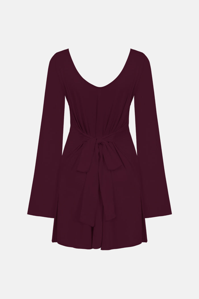 Elara Bağlamalı Mini Elbise