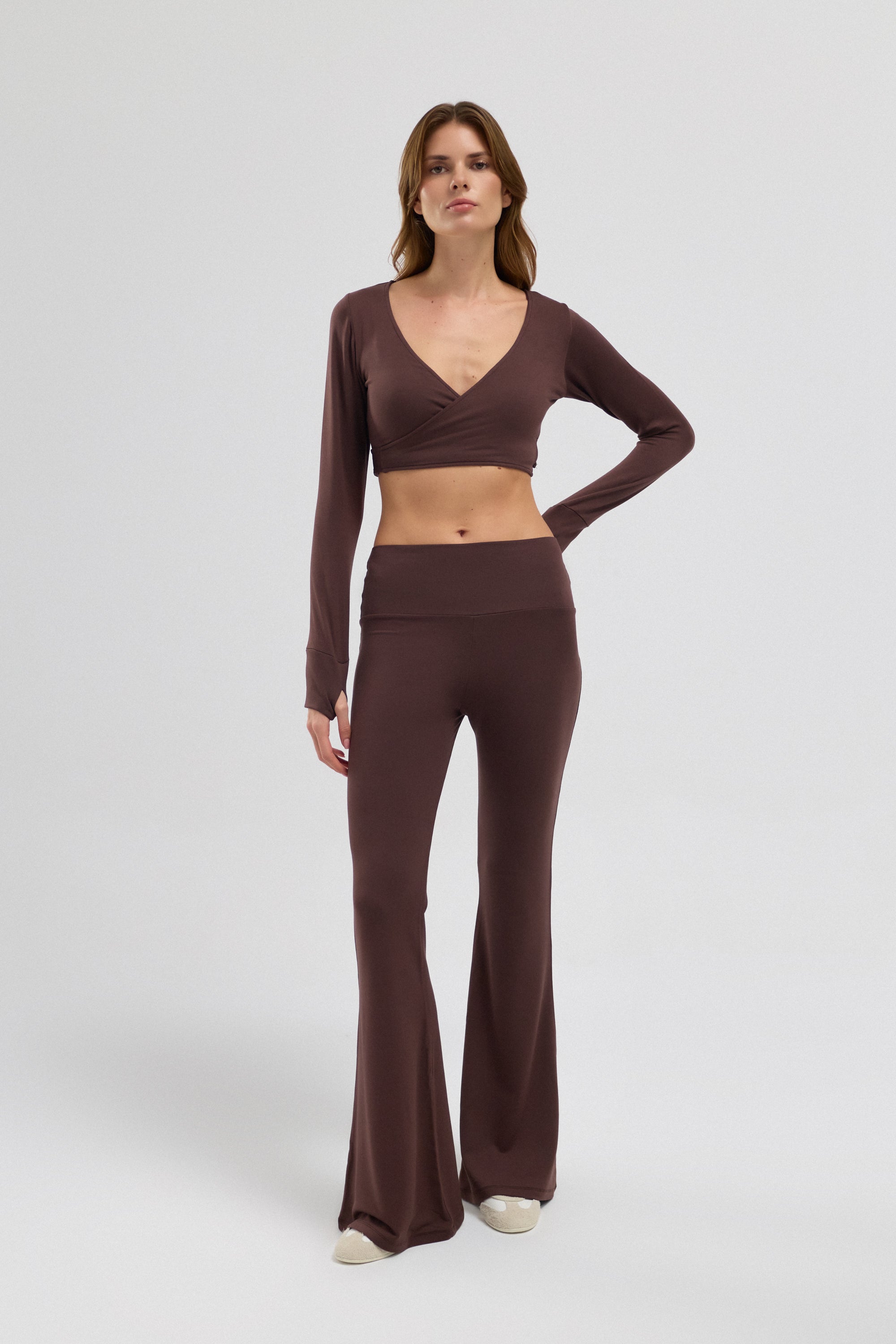 Soft Skin Touch Megha İspanyol Paça Eşofman Altı