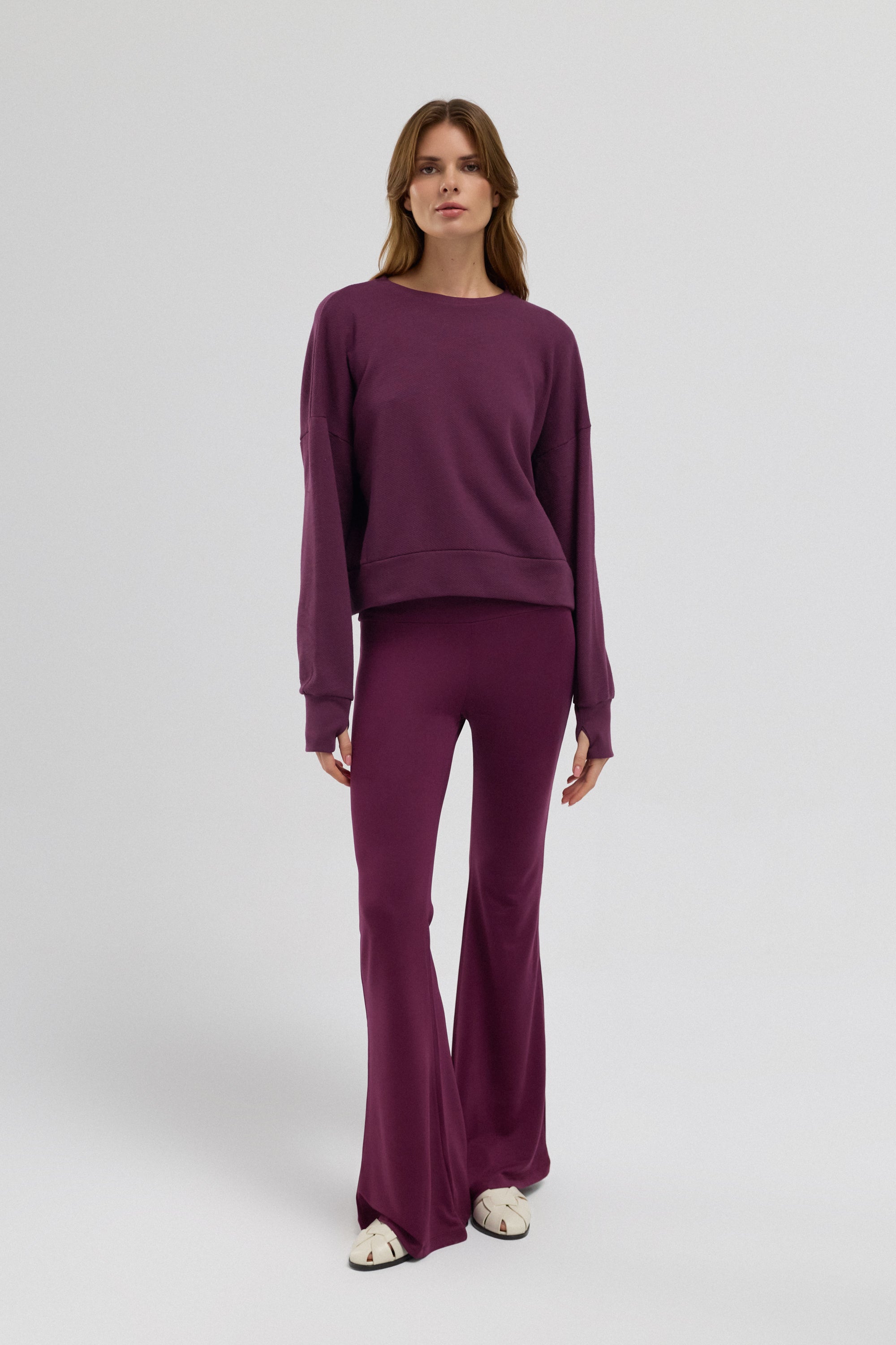 Luna %100 Pamuk Sırt Pencereli Sweatshirt