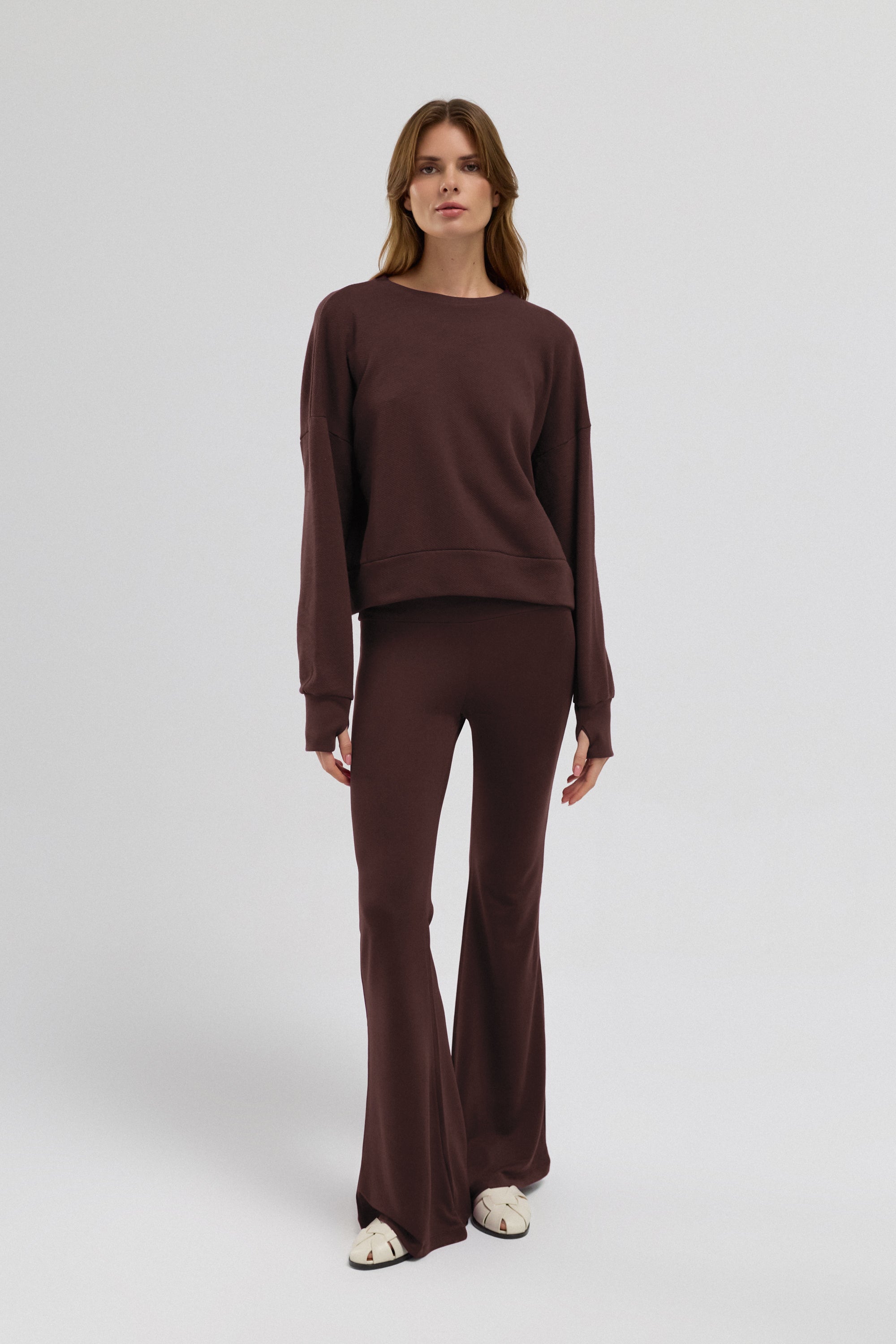 Luna %100 Pamuk Sırt Pencereli Sweatshirt