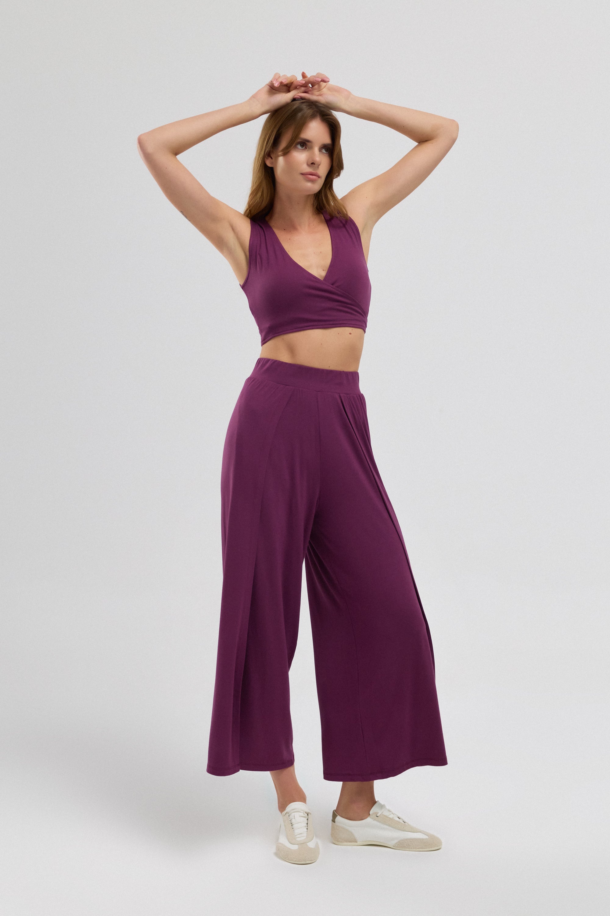 Soft Skin Touch Aera Yırtmaçlı Pantolon