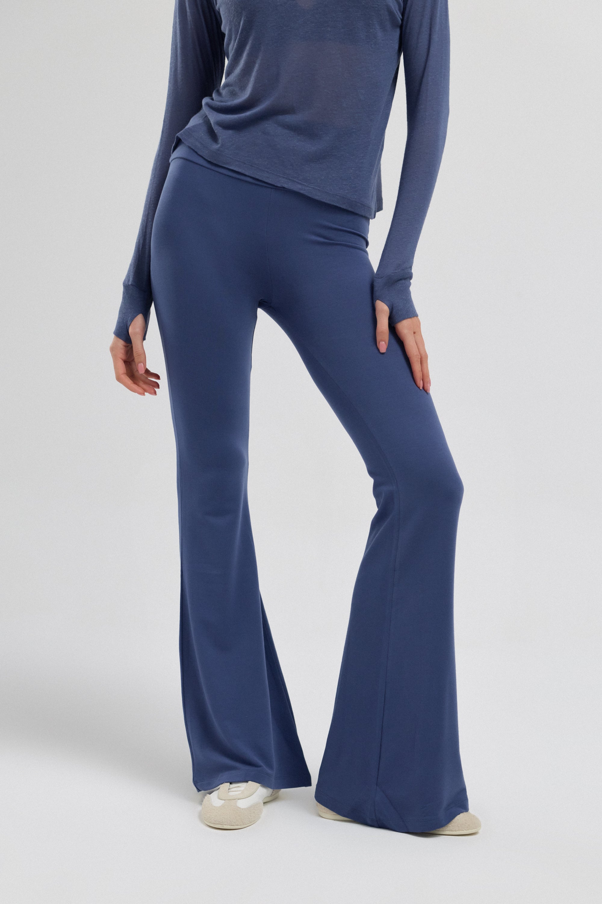 Soft Skin Touch Megha İspanyol Paça Eşofman Altı