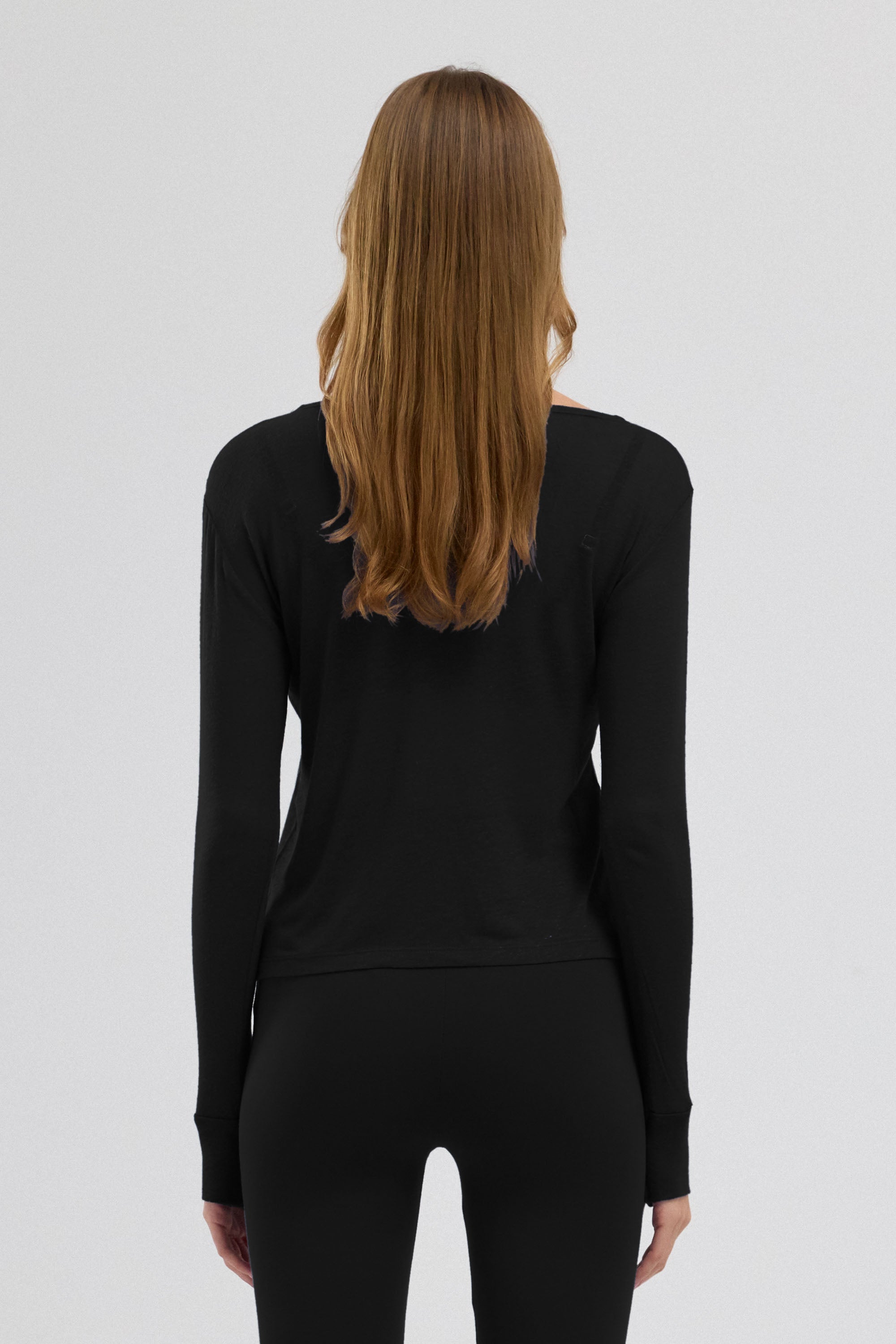 Mula Keten Karışımlı Transparan Top