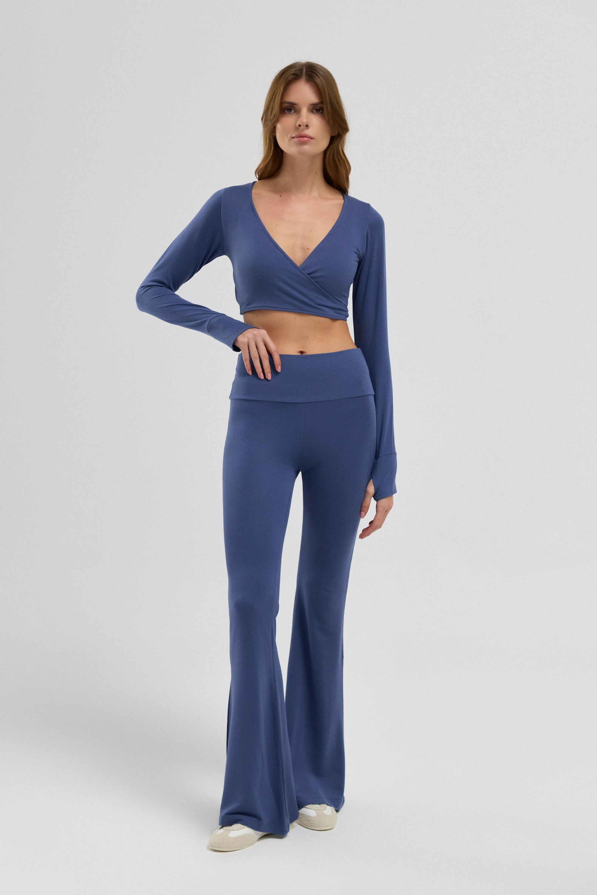 Soft Skin Touch Megha İspanyol Paça Eşofman Altı