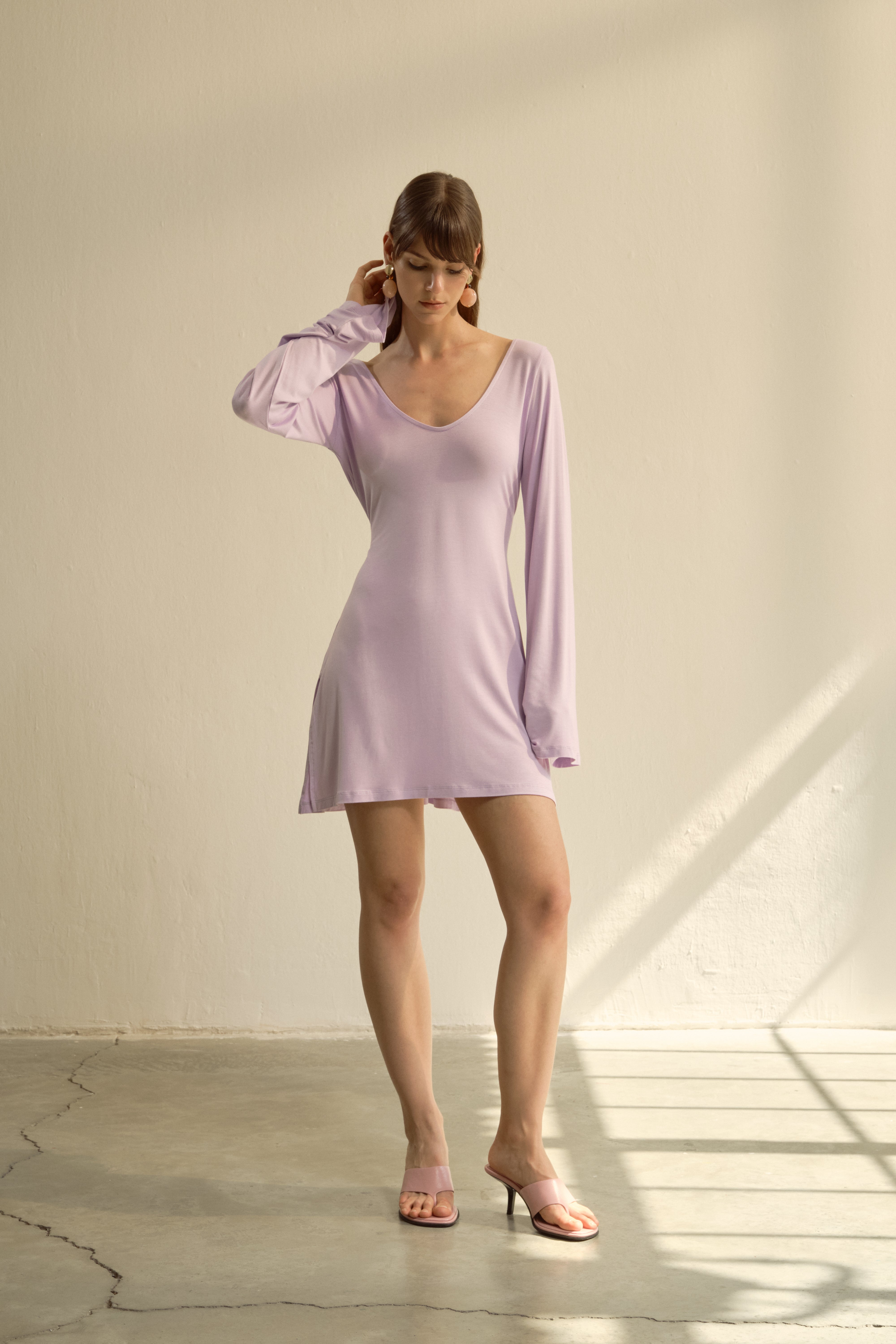 Elara Bağlamalı Mini Elbise