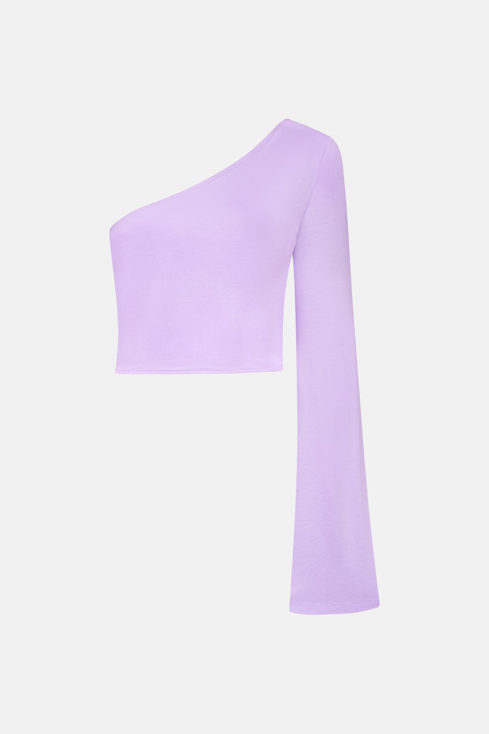 Elya Tek Kollu Crop Top