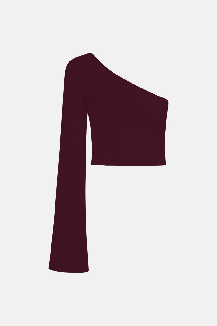 Elya Tek Kollu Crop Top