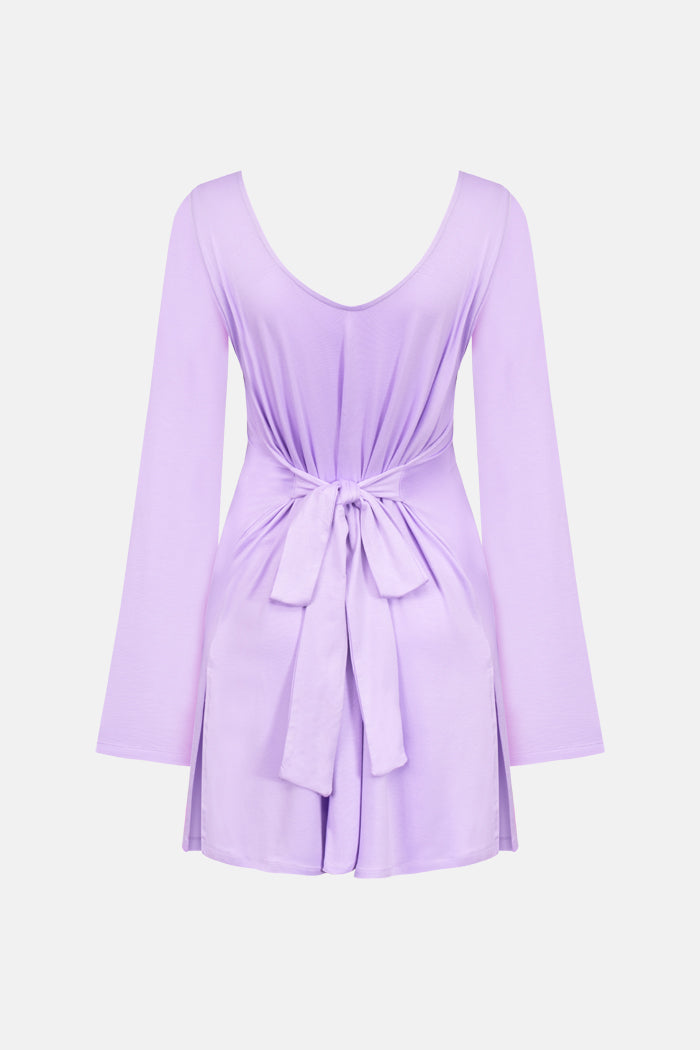 Elara Bağlamalı Mini Elbise