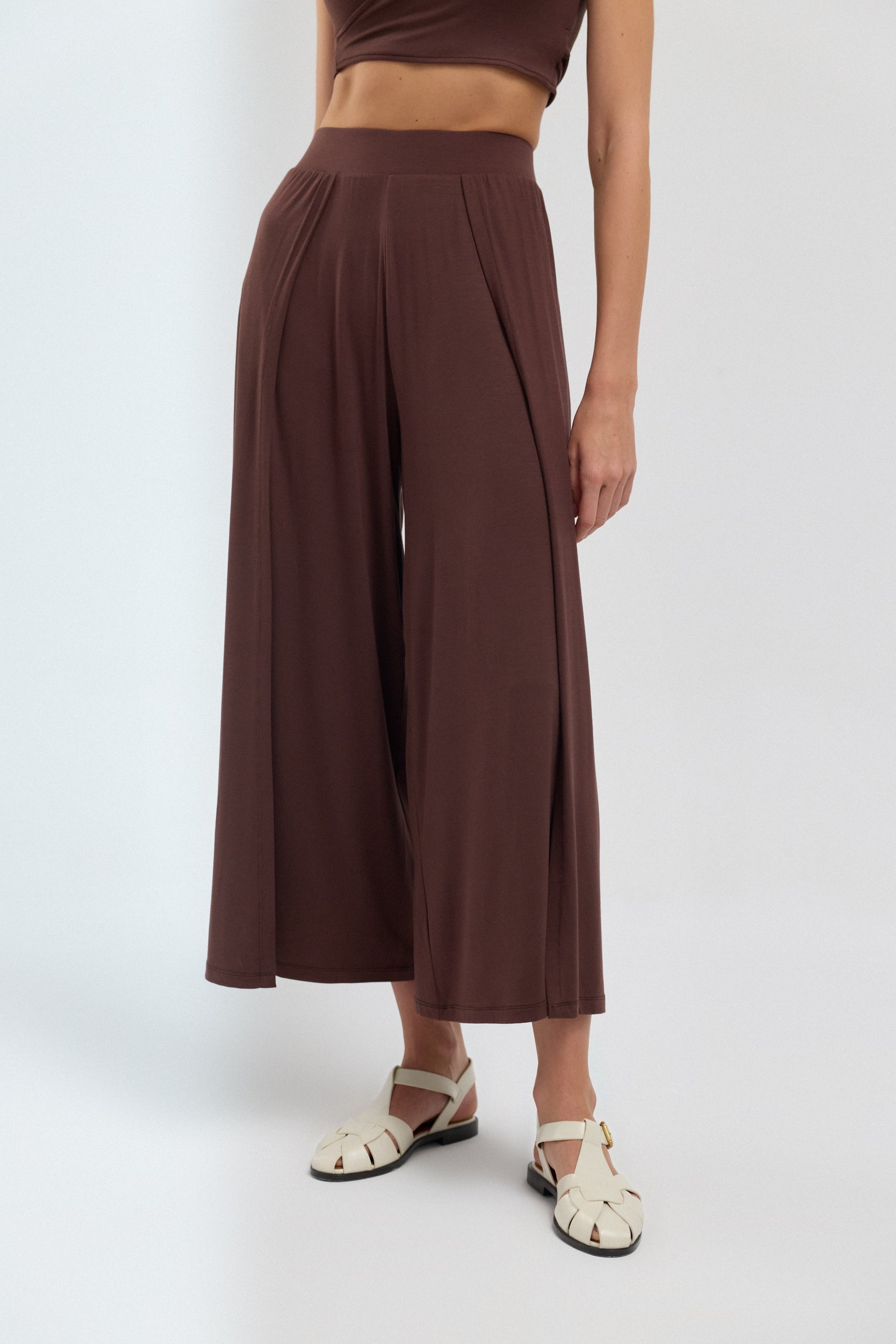 Soft Skin Touch Aera Yırtmaçlı Pantolon