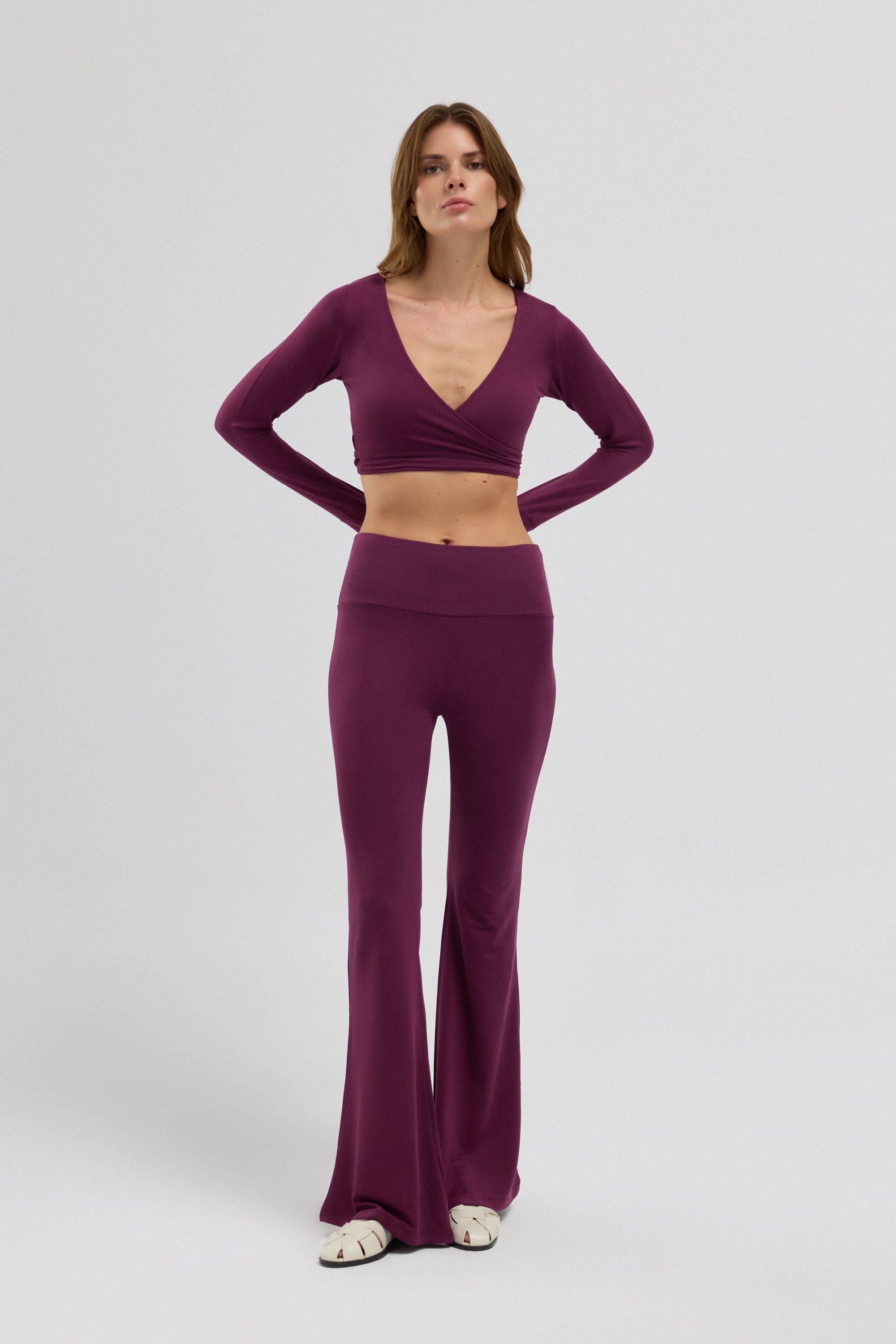 Soft Skin Touch Megha İspanyol Paça Eşofman Altı