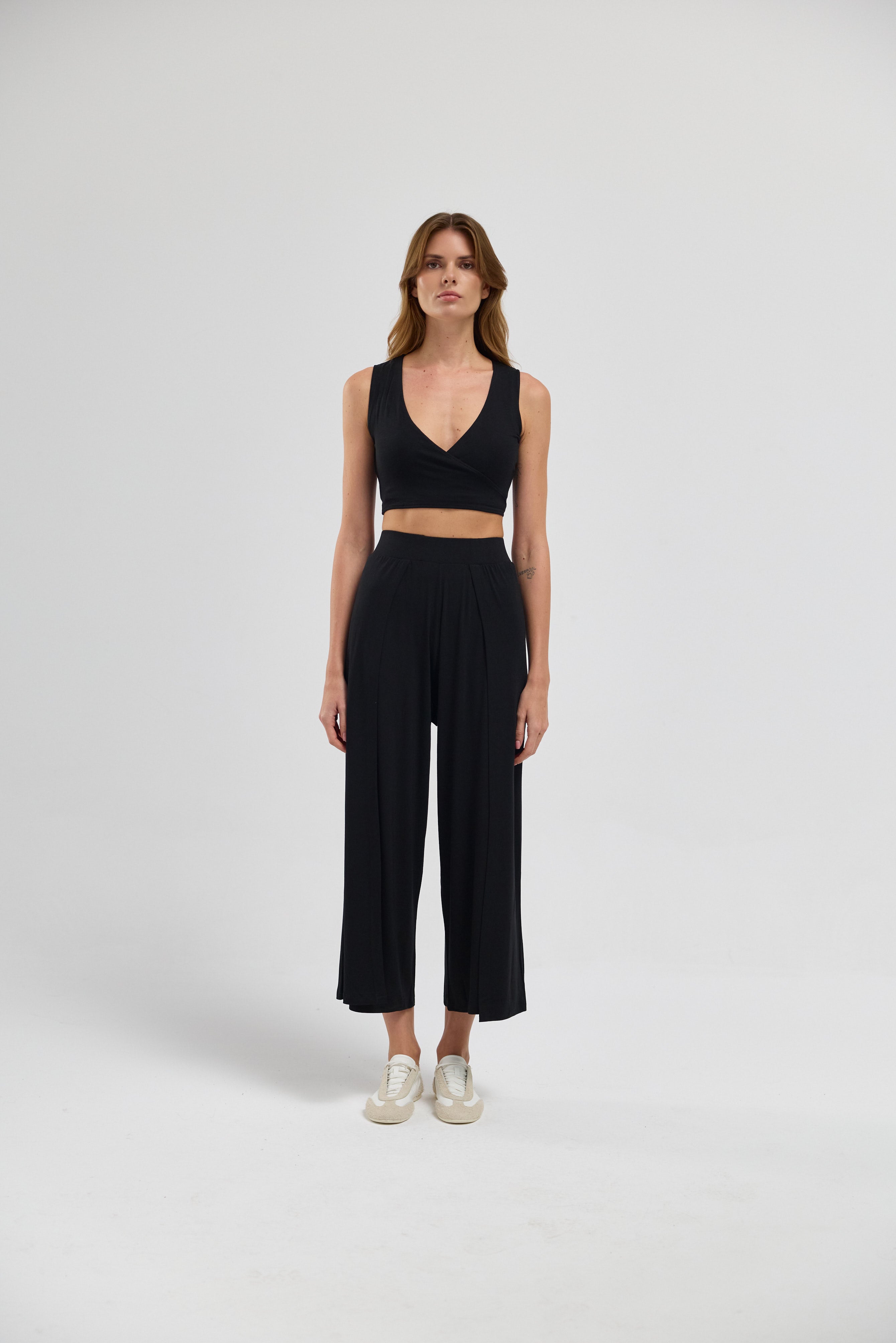 Soft Skin Touch Aera Yırtmaçlı Pantolon