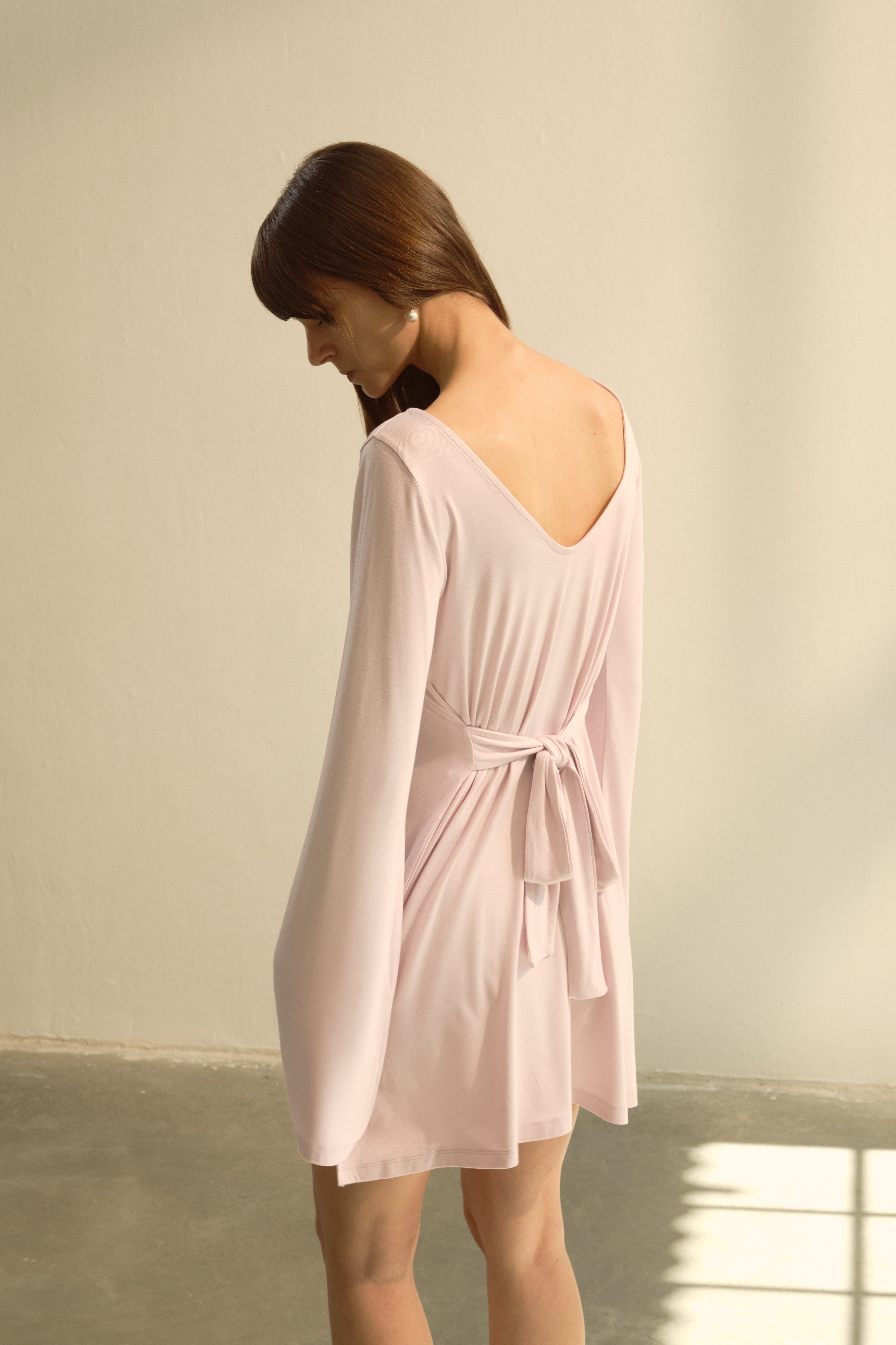 Elara Bağlamalı Mini Elbise