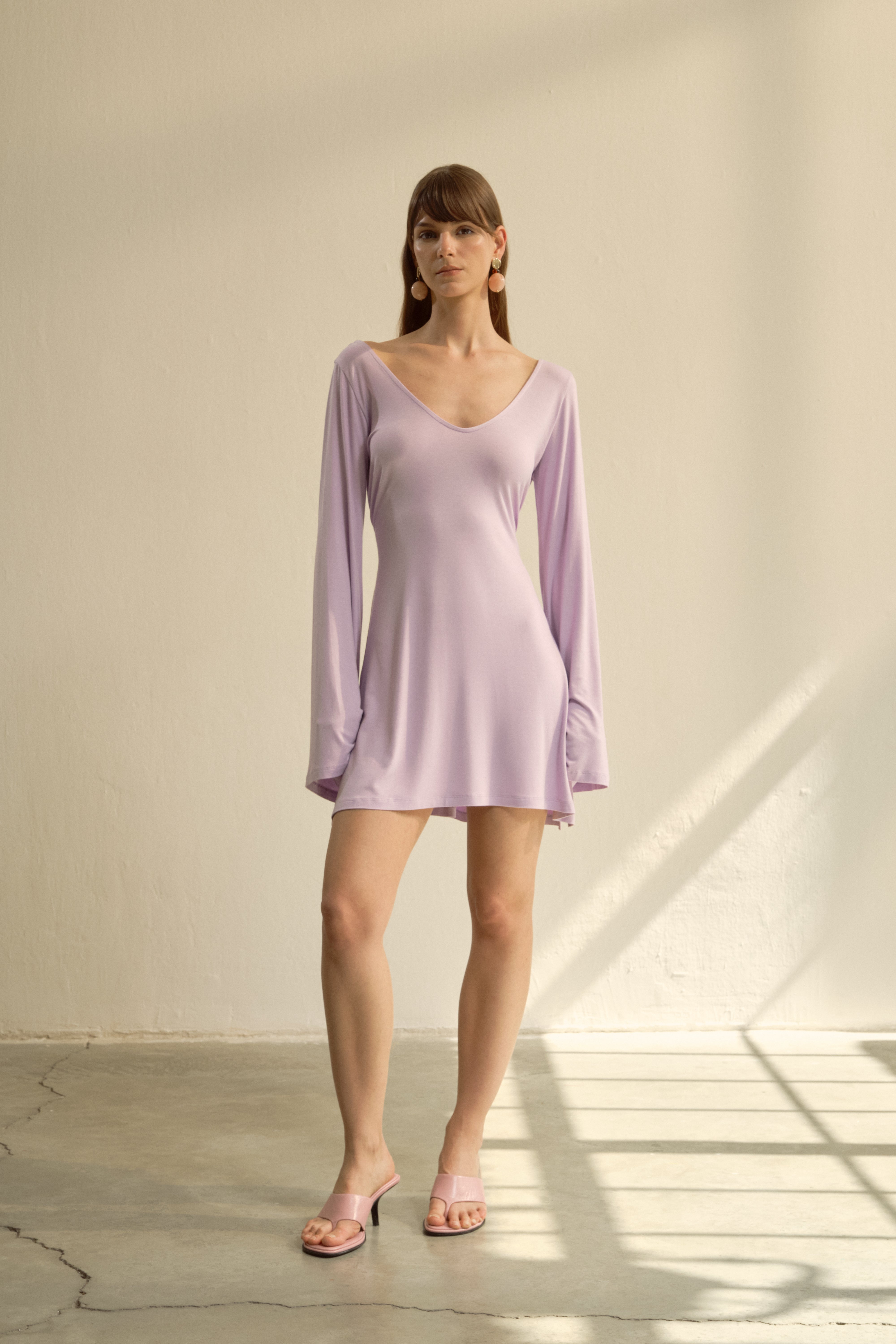 Elara Bağlamalı Mini Elbise