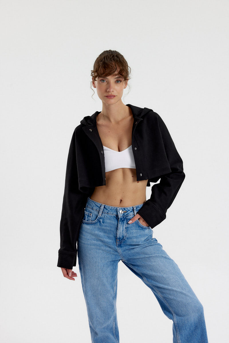 Essentials Crop Ceket