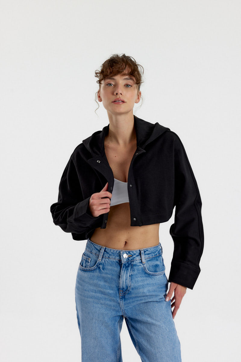 Essentials Crop Ceket
